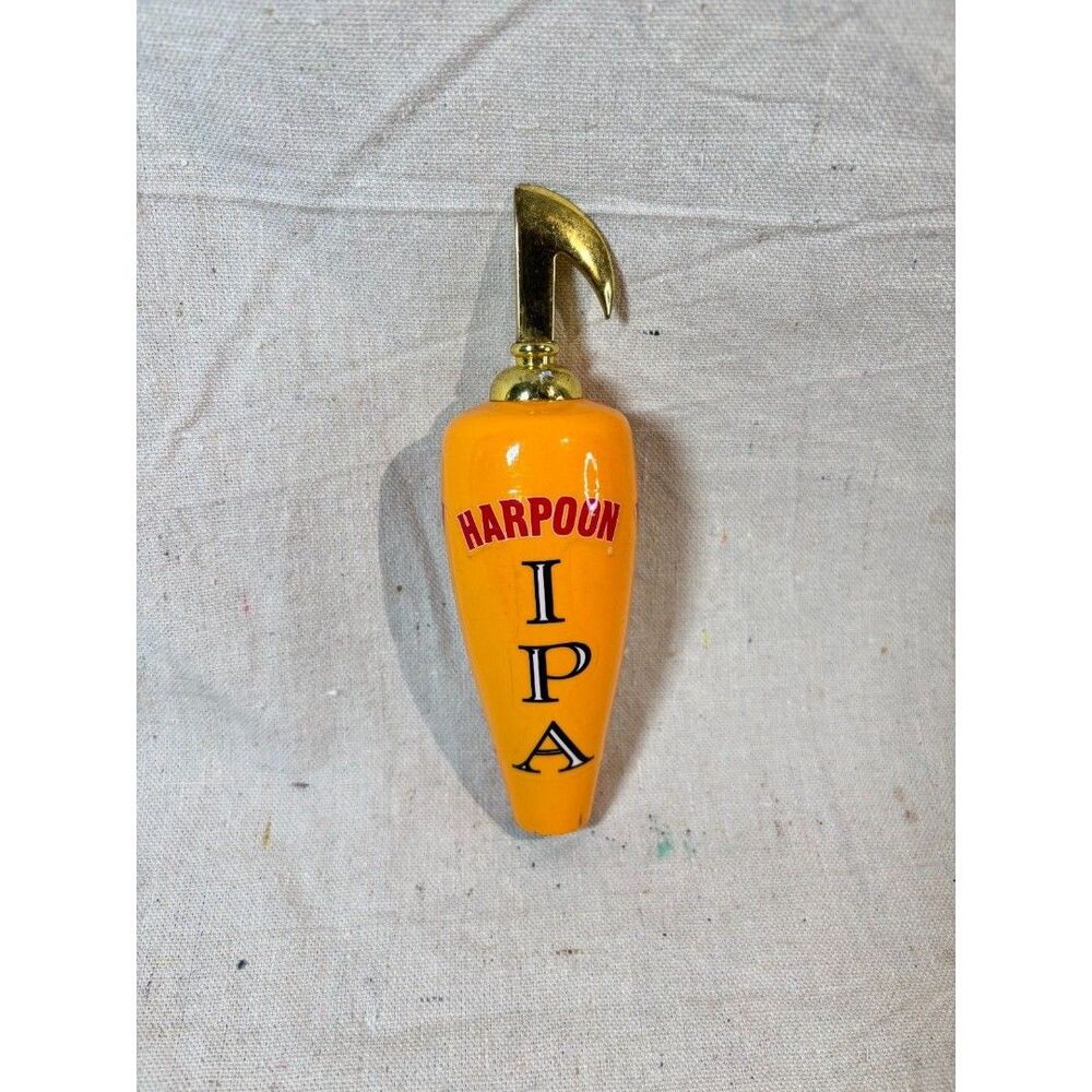 Harpoon IPA Shotgun Whale Hook 6.5" Draft Beer Tap Handle Authentic Barware